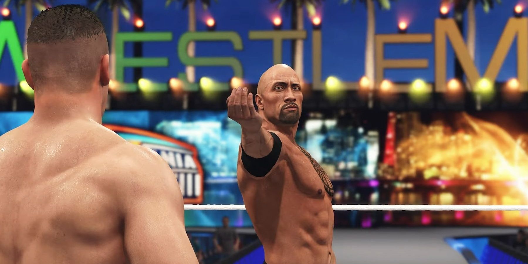 The Rock in WWE 2K23 