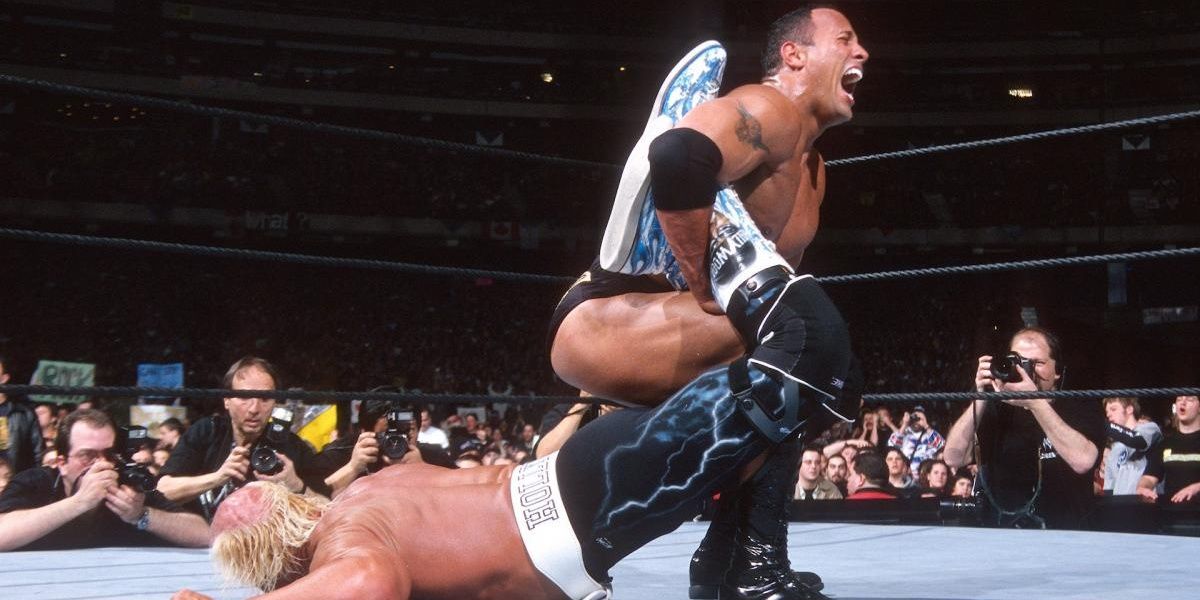 The Rock vs. Hulk Hogan WrestleMania 18 Cropped-1