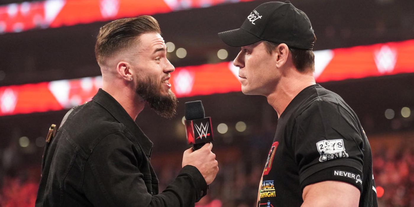 Theory vs Cena Raw WWE
