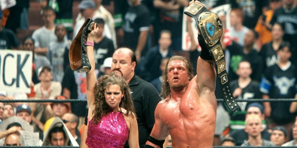 Triple H & Stephanie McMahon WrestleMania 16 Cropped