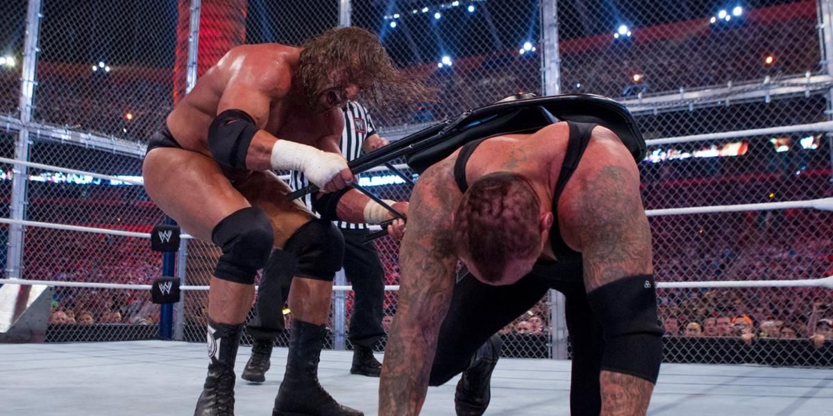 Triple H v Undertaker Wrestle Mania 28 Trimming