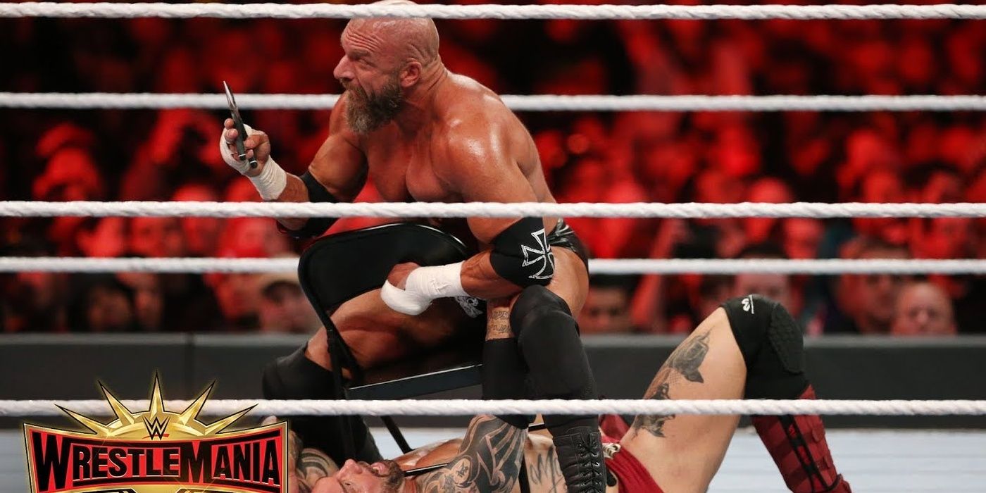 Triple H Vs Batista WrestleMania 35 2 Cropped