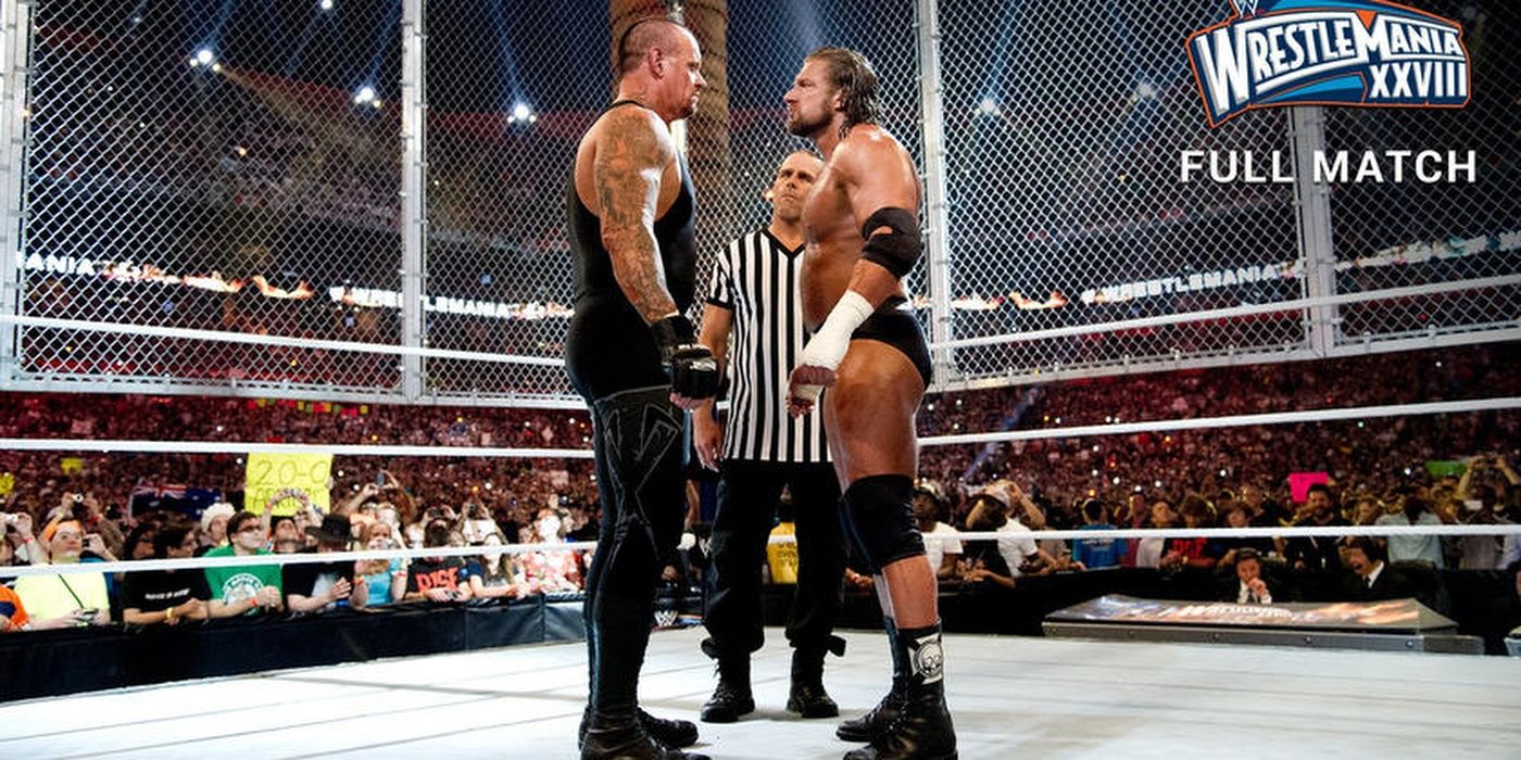 Wrestlemania 28 Undertaker Vs Triple H Full Match Every WWE WrestleMania Match That Happened More Than Once, Explained