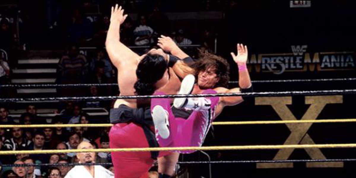 Yokozuna v Bret Hart WrestleMania 10 Cropped