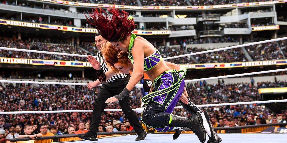 Damage CTRL v Becky Lynch, Lita & Trish Stratus WrestleMania 39 Cropped