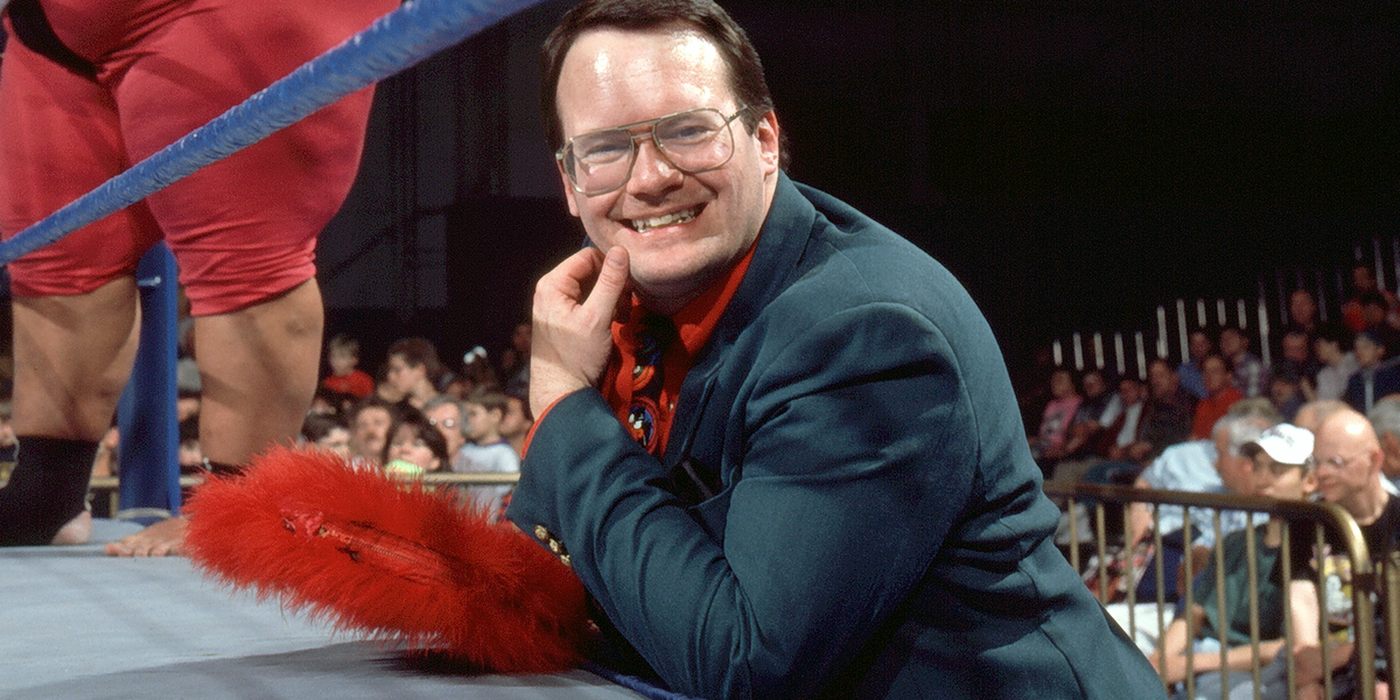 Jim Cornette by the ring