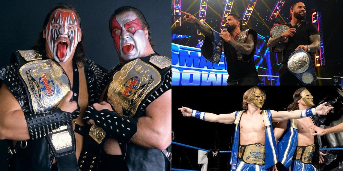 10 Longest Tag Team Title Reigns In WWE History, Ranked