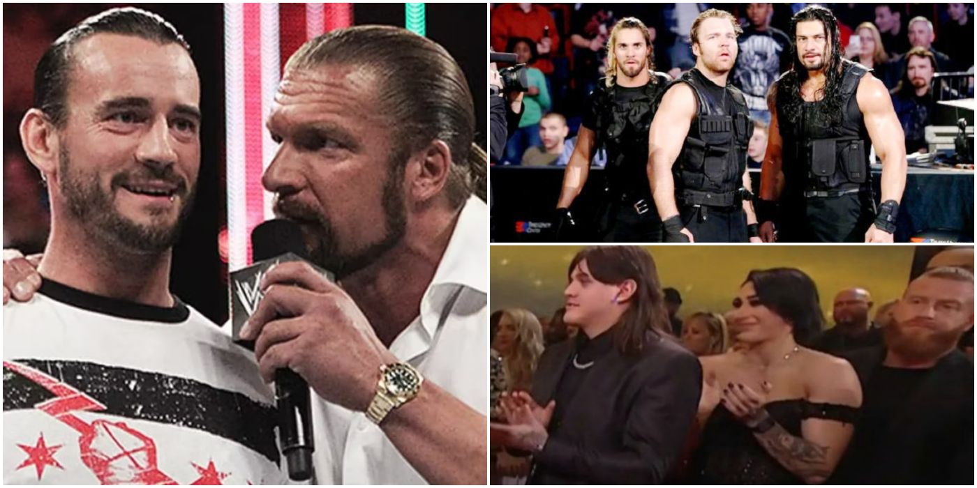 Pictures explaining the WWE and AEW relationships