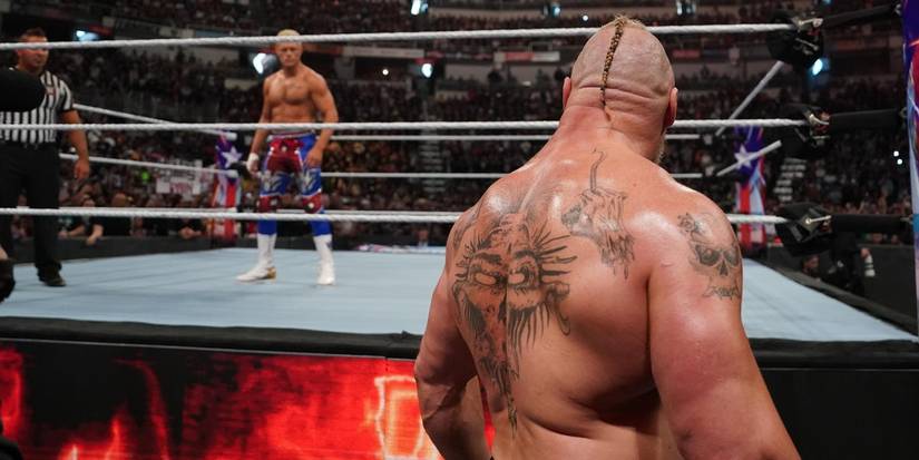 Brock Lesnar Getting Busted Open Was All Part Of The Plan At Backlash