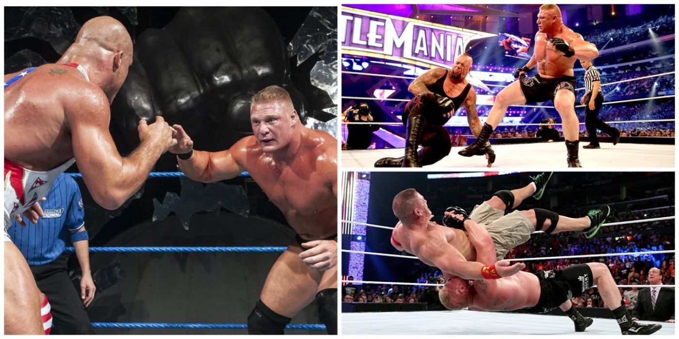 5 Best Brock Lesnar Matches As A Full Time Superstar And 5 As A Part Timer