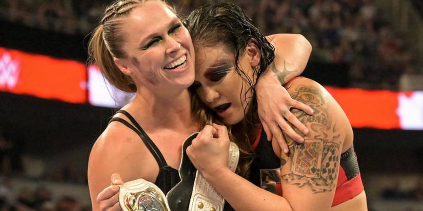 Shayna Baszler Ronda Rousey