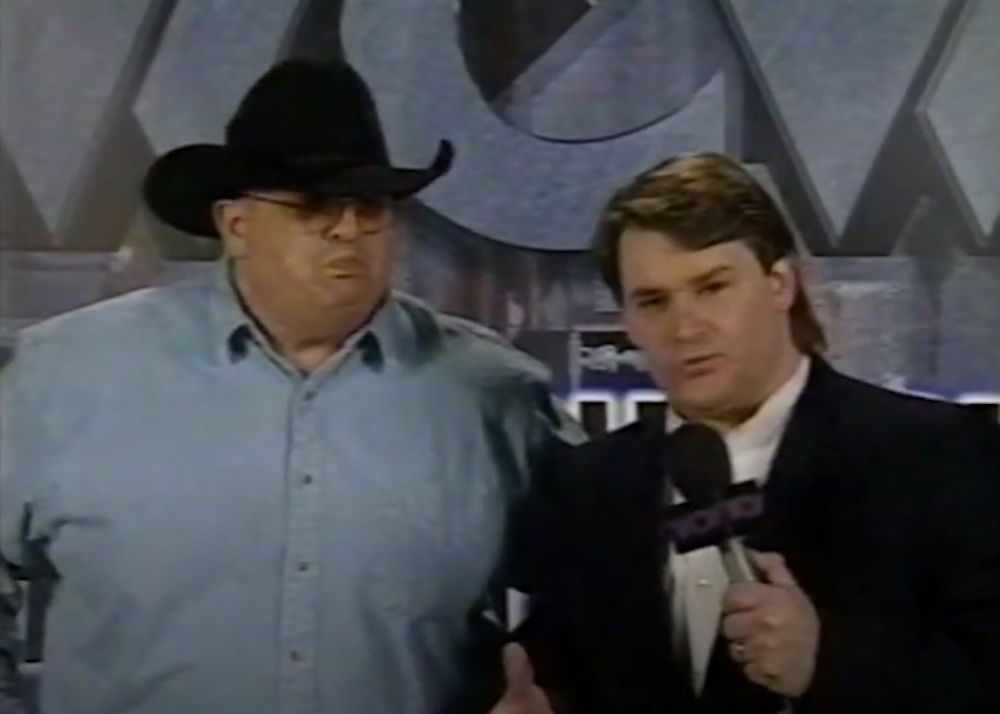 Dusty Rhodes and Tony Schiavone on WCW Saturday Night