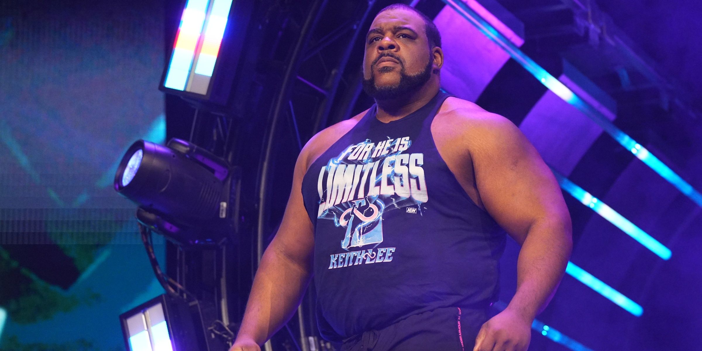 Keith Lee making his AEW entrance