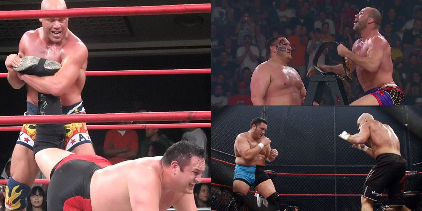 Kurt Angle Samoa Joe TNA Feud