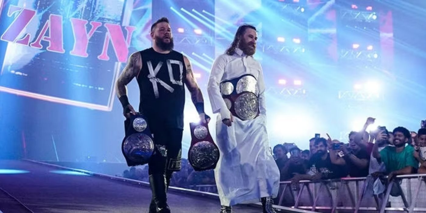 Sami Zayn & Kevin Owens at Night of Champions