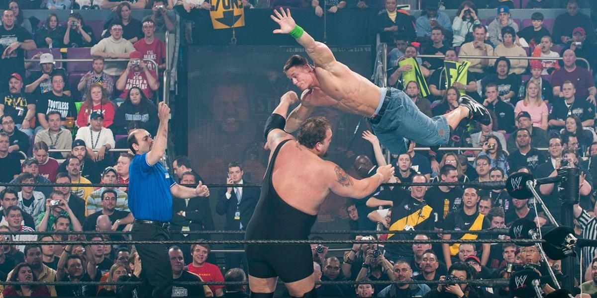 Big Show v John Cena WrestleMania 20 Cropped