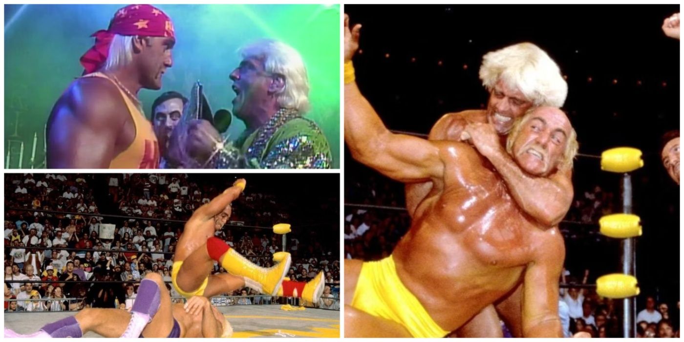 Hulk Hogan and Ric Flair 