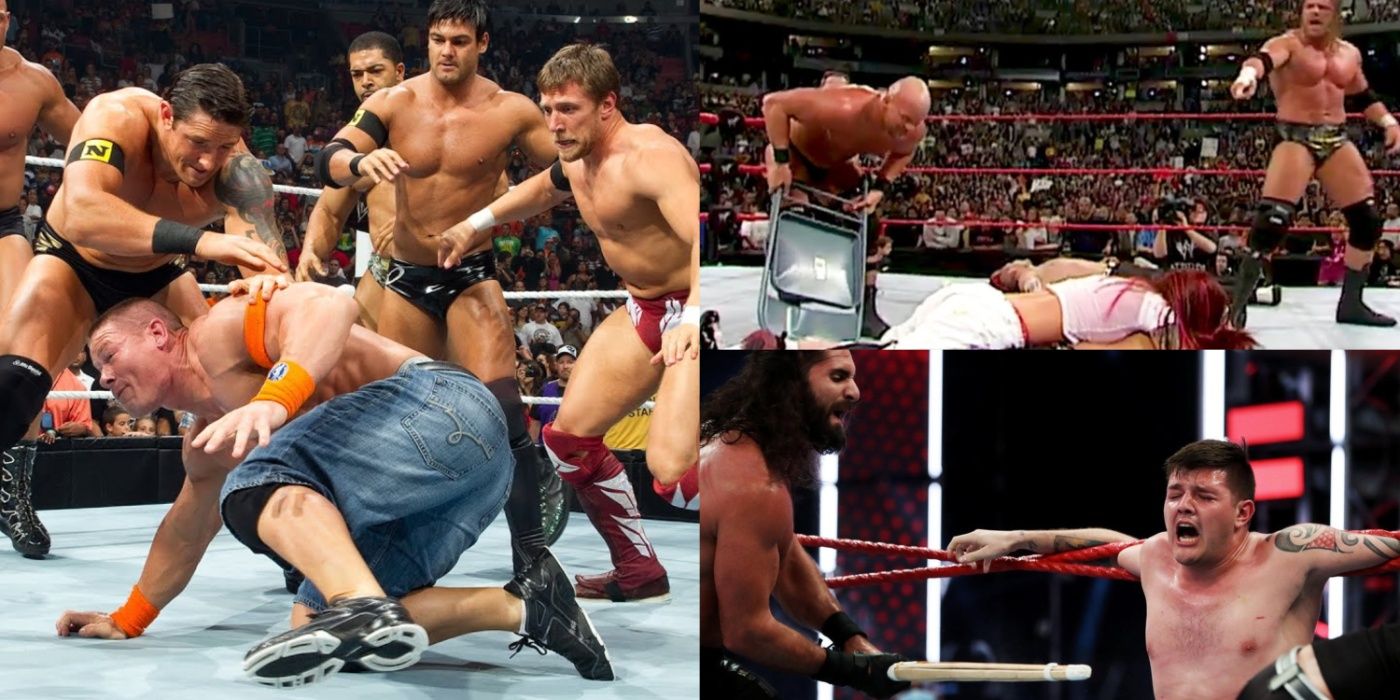 10 Most Intense Beatdowns In WWE History
