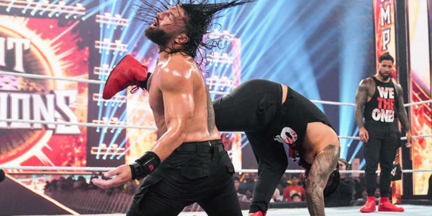 Jimmy Uso - Superkicks - Roman Reigns