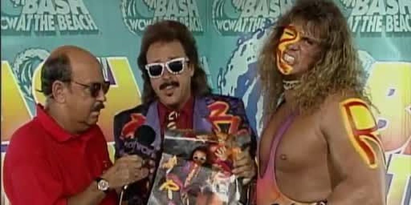 Mean Gene Jimmy Hart And Renegade Bash At The Beach 1995 