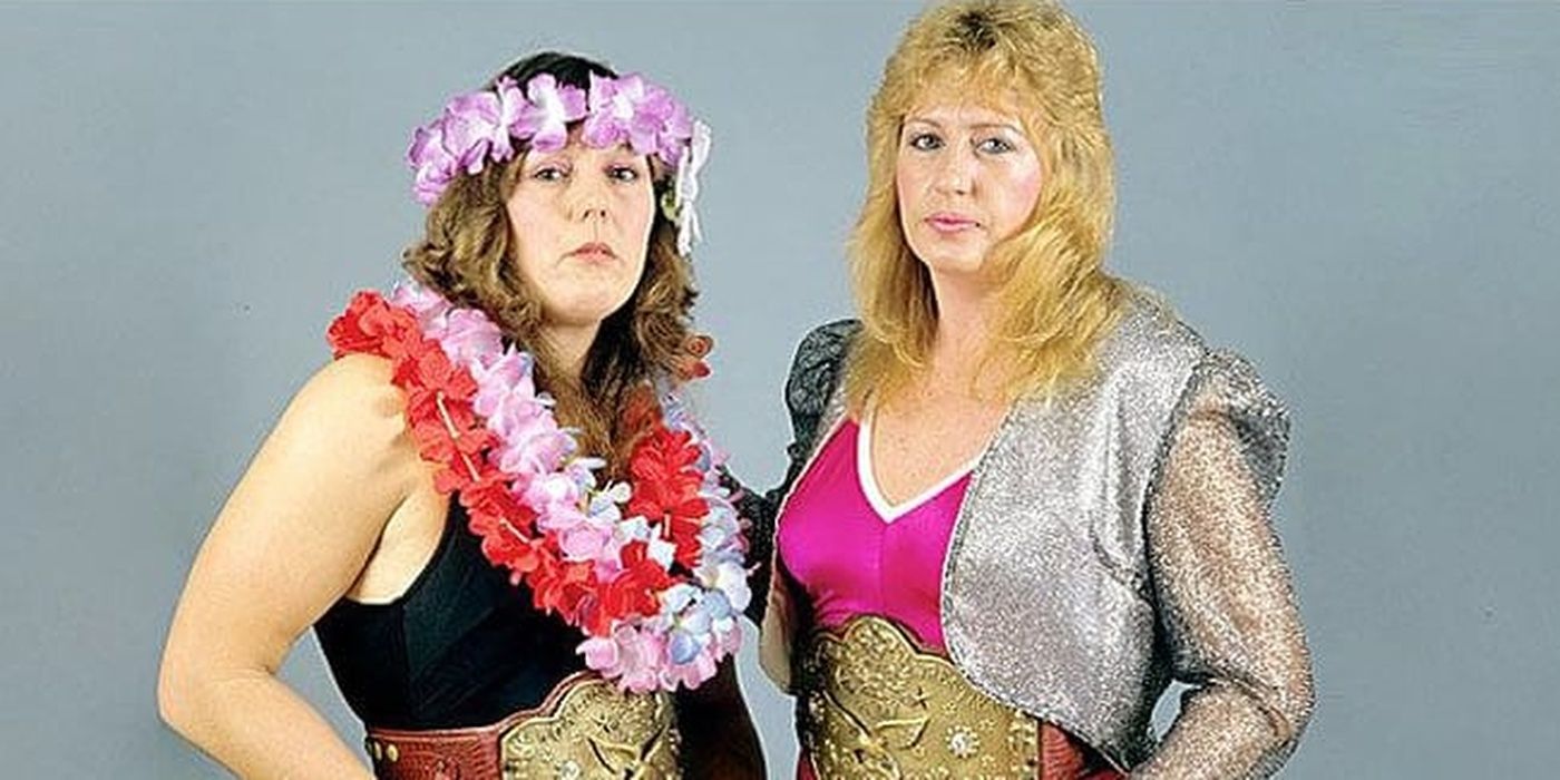The Glamour Girls Womens Tag Champions Cropped