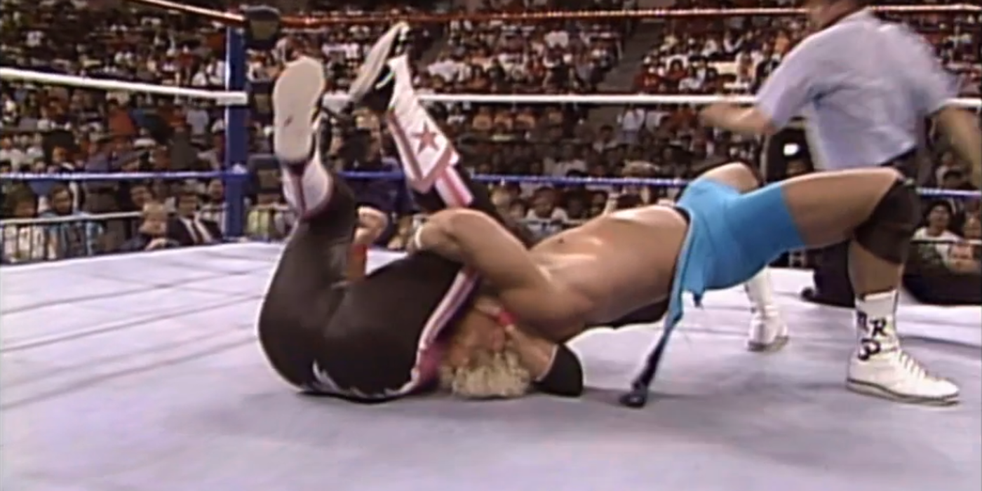Bret Hart Vs Mr Perfect SummerSlam 1991 Cropped