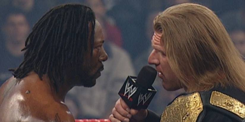 Triple H and Booker T promo