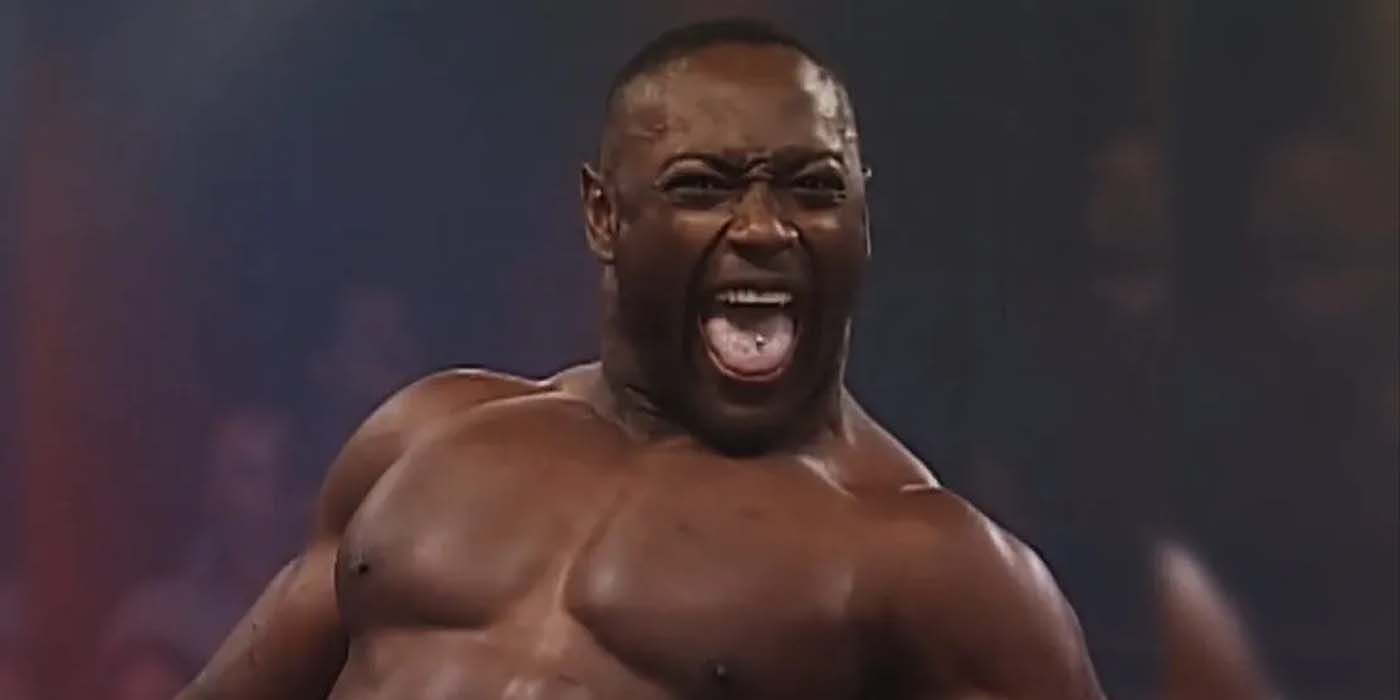 Monty Brown makes his entrance in Impact Wrestling in 2007