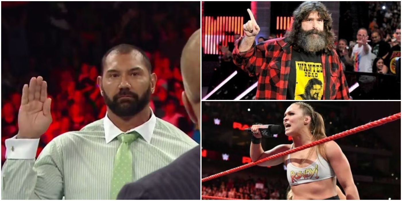 Pictures of Batista, Mick Foley, and Ronda Rousey-3