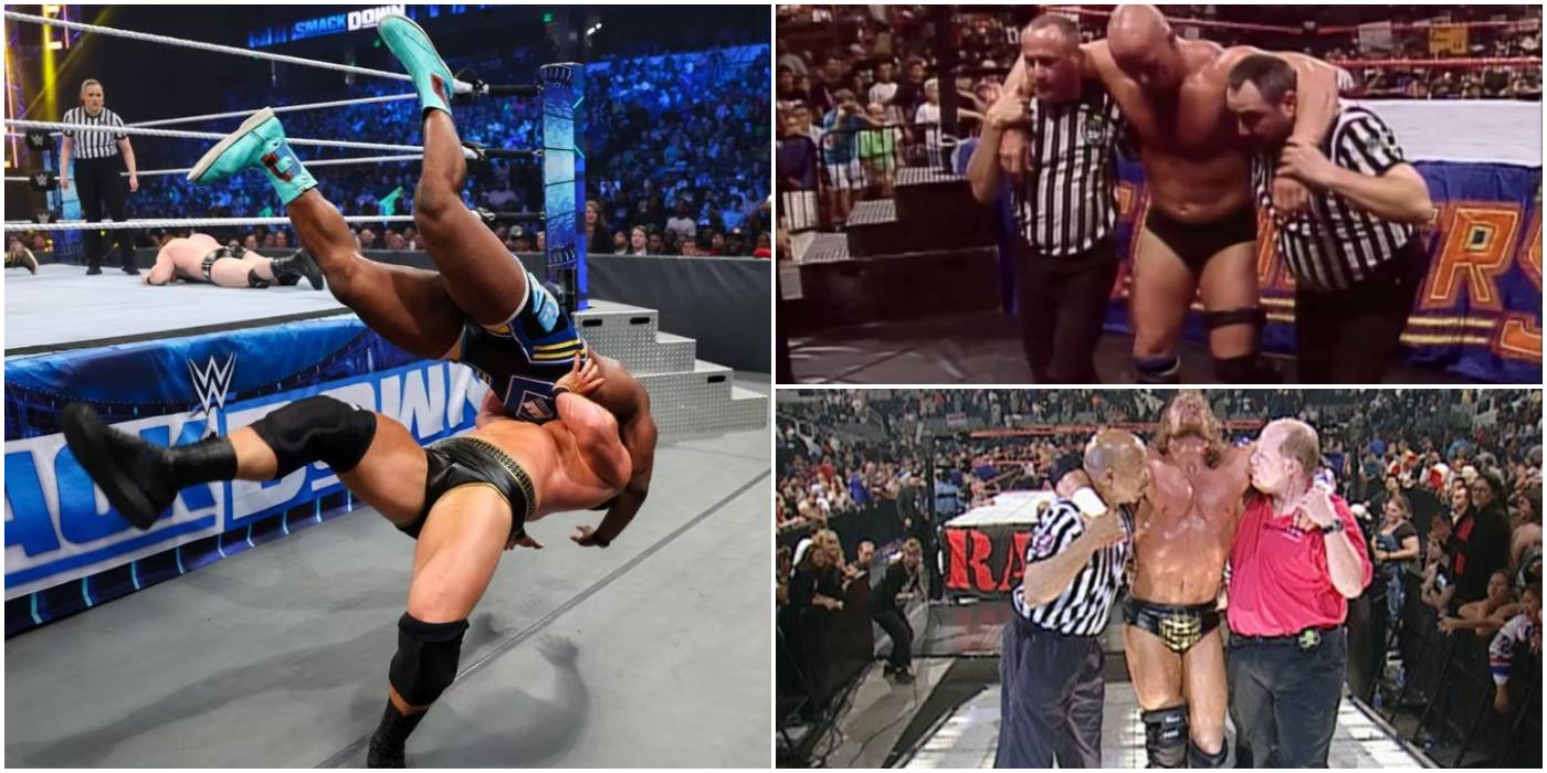 10 Notorious WWE Injury Spots (& How They Happened)
