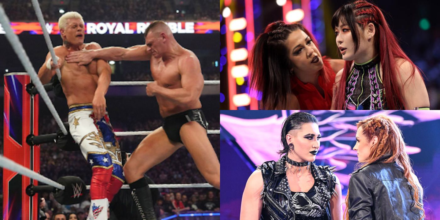 Royal Rumble 2024: Bayley vs. Rhea Ripley & Cody Rhodes vs. CM