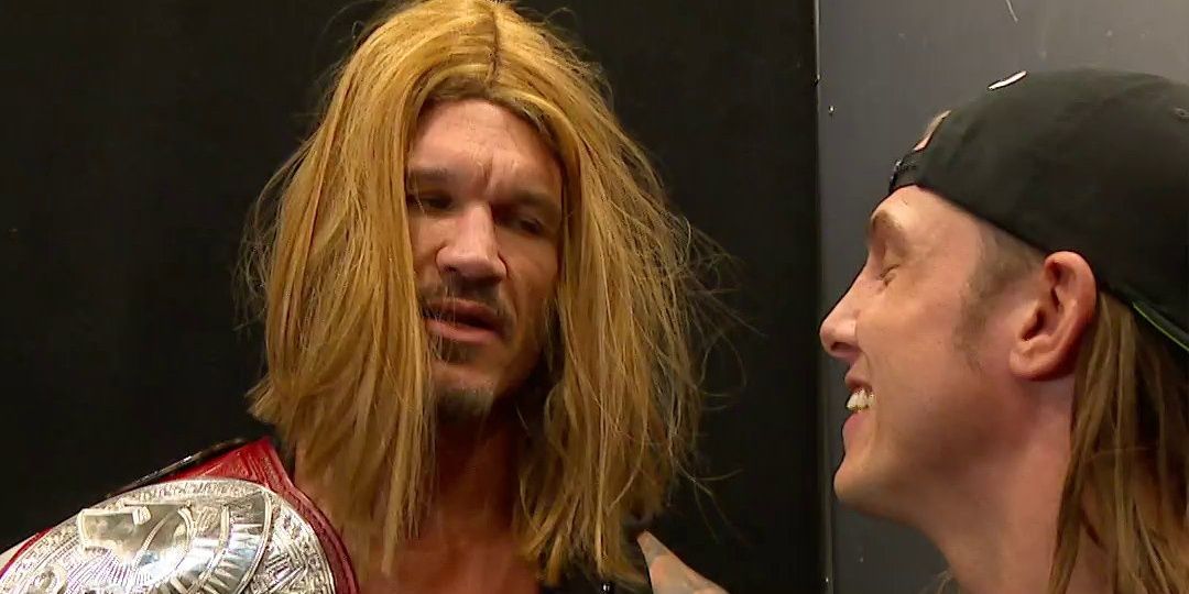 Randy Orton in a wig 