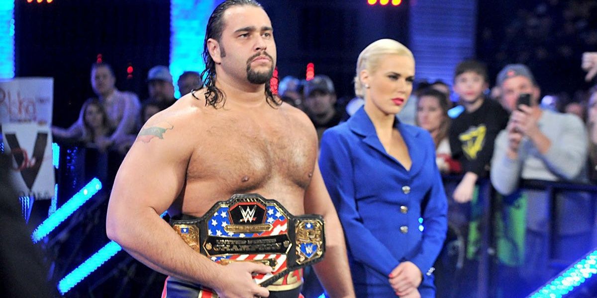 Rusev WWE United States Champion & Lana Cropped