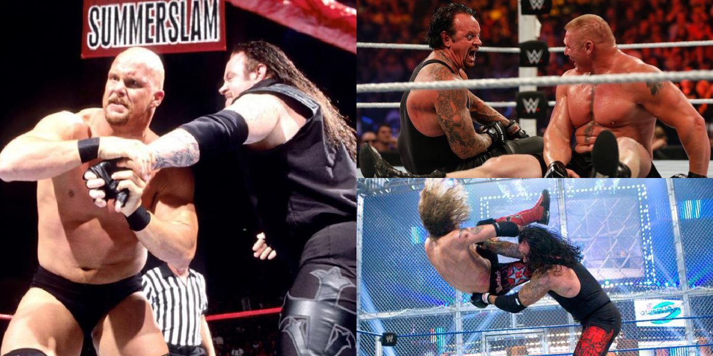 The Undertaker WWE SummerSlam matches