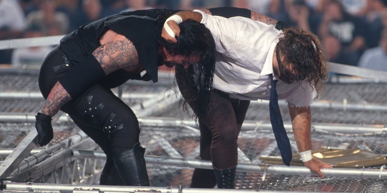 Undertaker v Mankind King of the Ring 1998 Cropped