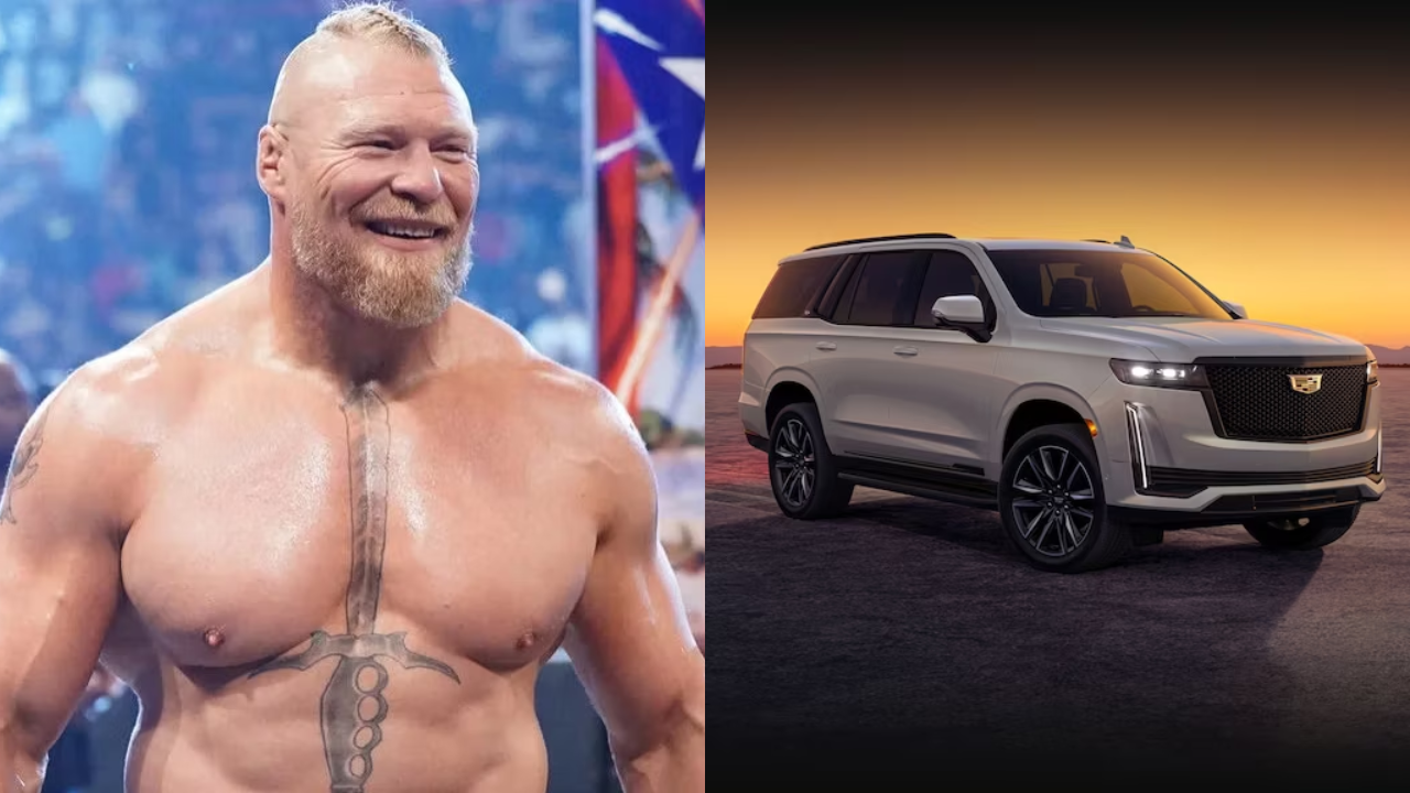 brock lesnar cadillac escalade