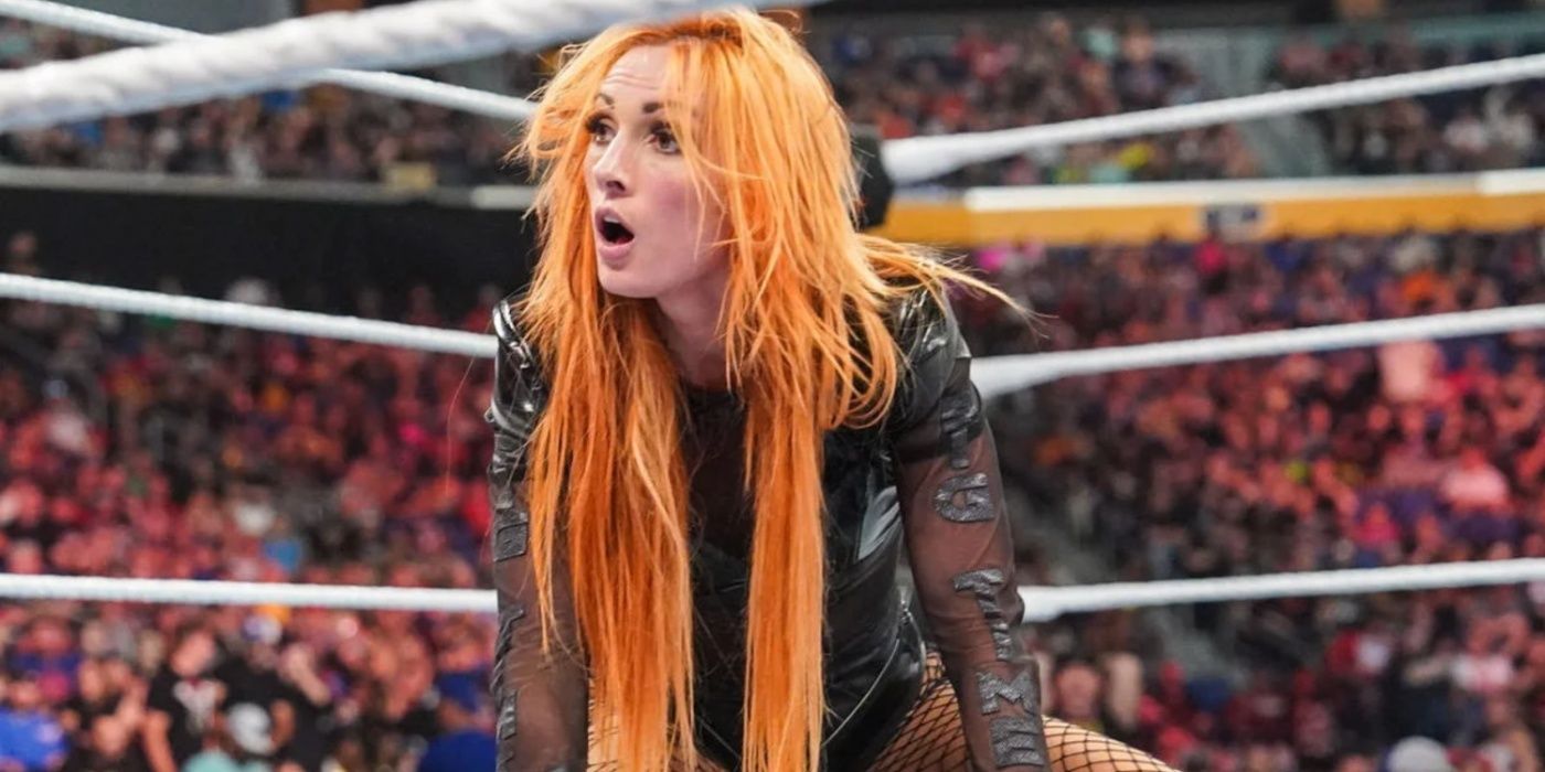 becky lynch looking surprised
