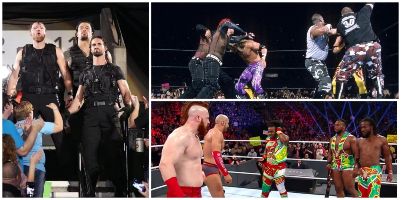 The Shield, Hardy Boyz, E & C, Dudleyz, and New Day
