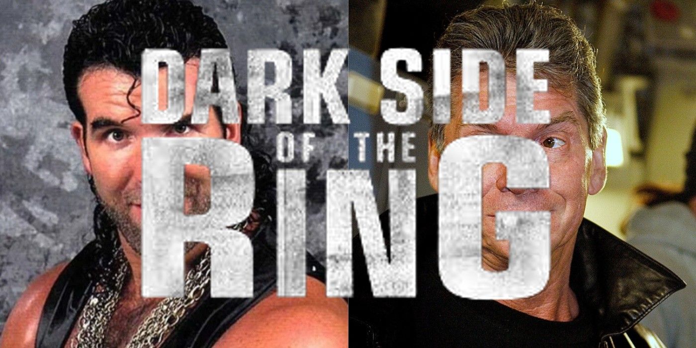 scott hall and vince mcmahon behind the dark side of the ring logo
