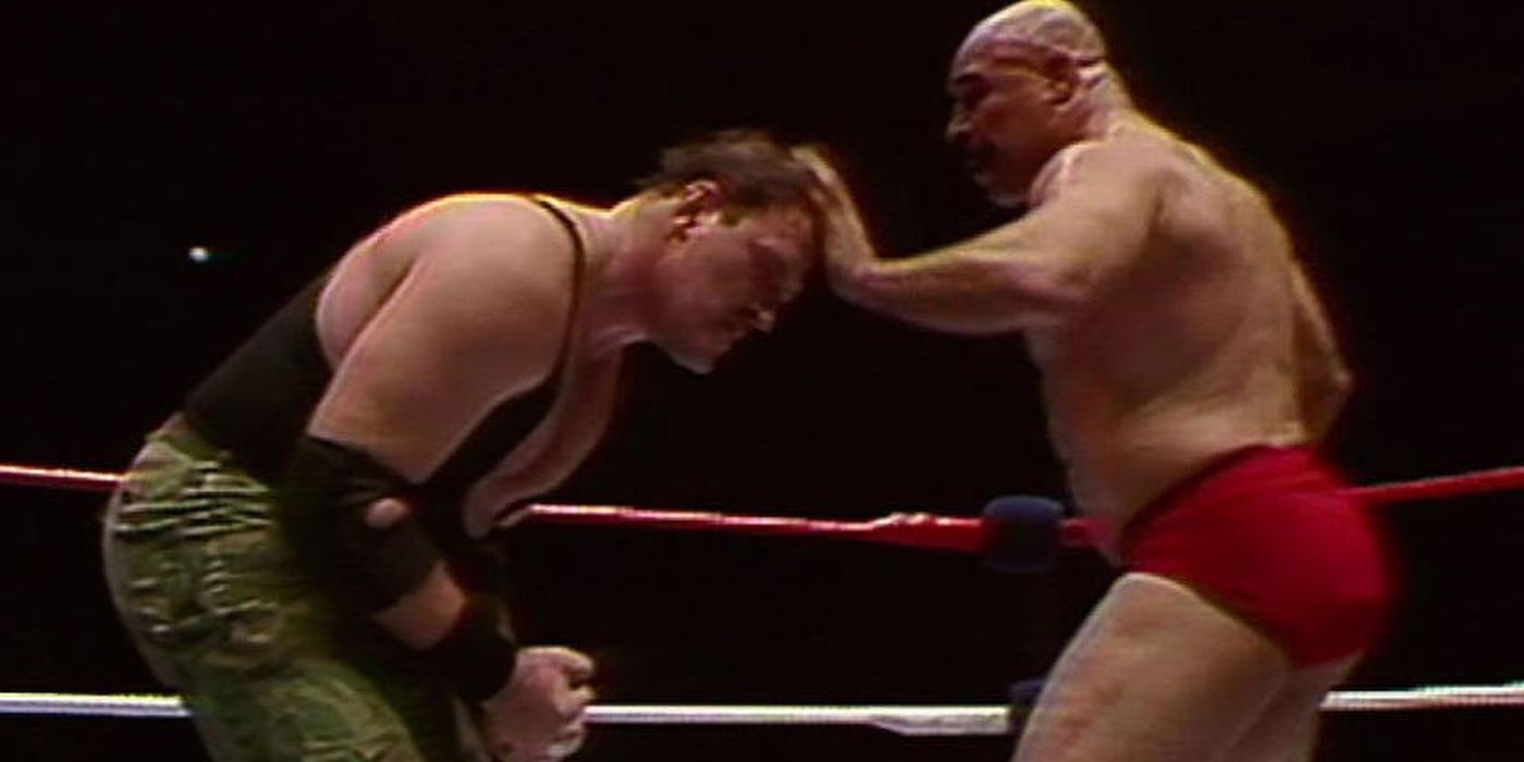 Sgt Slaughter Vs Iron Sheik Bootcamp Match Cropped