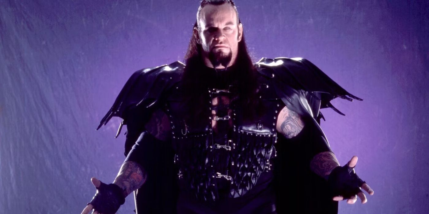 The Undertaker in his Ministry of Darkness attire