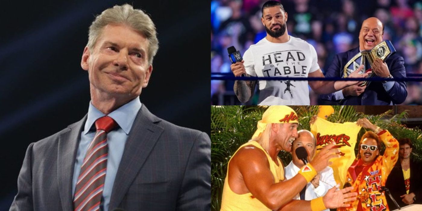 Vince McMahon, Roman Reigns, Hulk Hogan