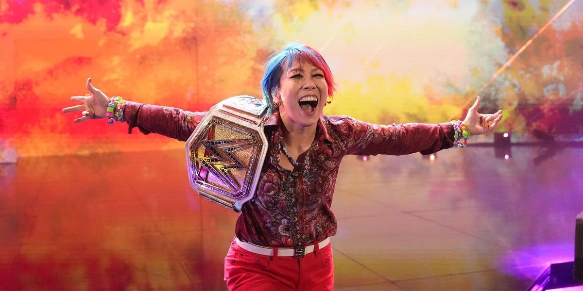 Asuka WWE Women's Champion SmackDown July 7, 2023 Cropped