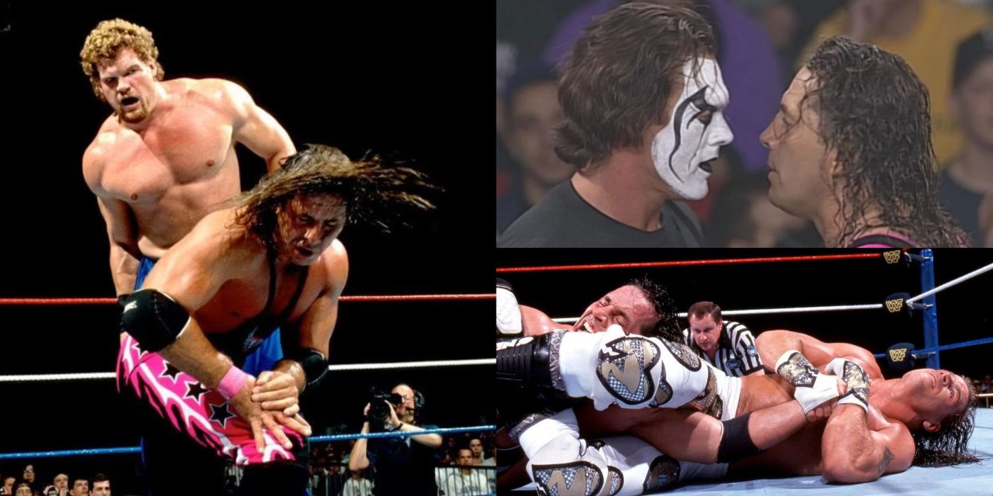 Bret Hart, Sting, Shawn Michaels, Kane