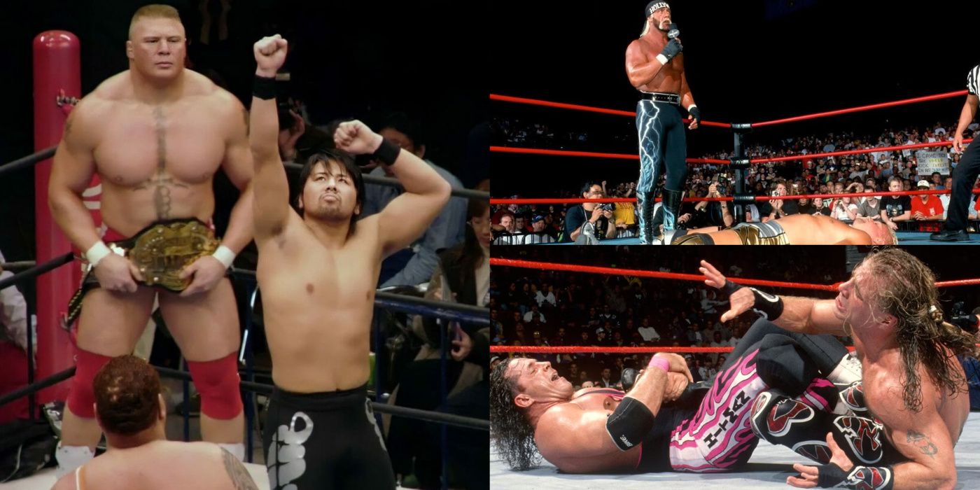 Brock Lesnar, Hulk Hogan, Bret Hart, Shawn Michaels