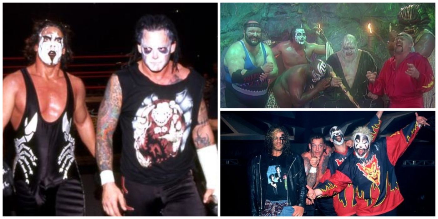 WCW face paint tag teams
