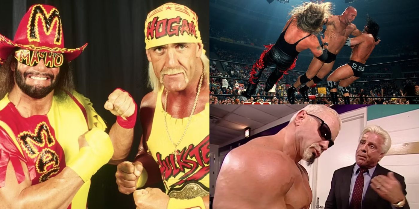Hulk Hogan, Randy Savage, Scott Steiner, Ric Flair, Goldberg, Outsiders
