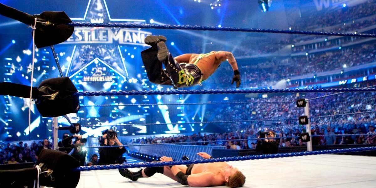 JBL v Rey Mysterio WrestleMania 25 decupat