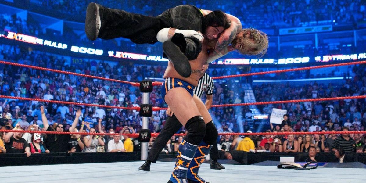 Jeff Hardy v CM Punk Extreme Rules 2009 decupat