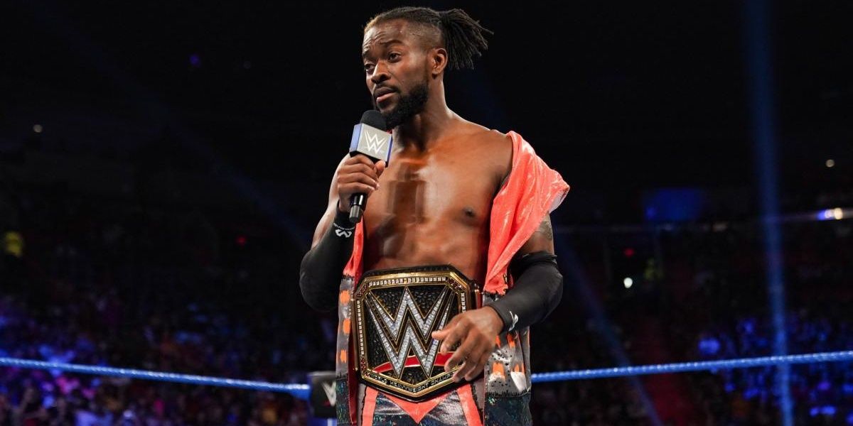 Kofi Kingston WWE Champion Cropped